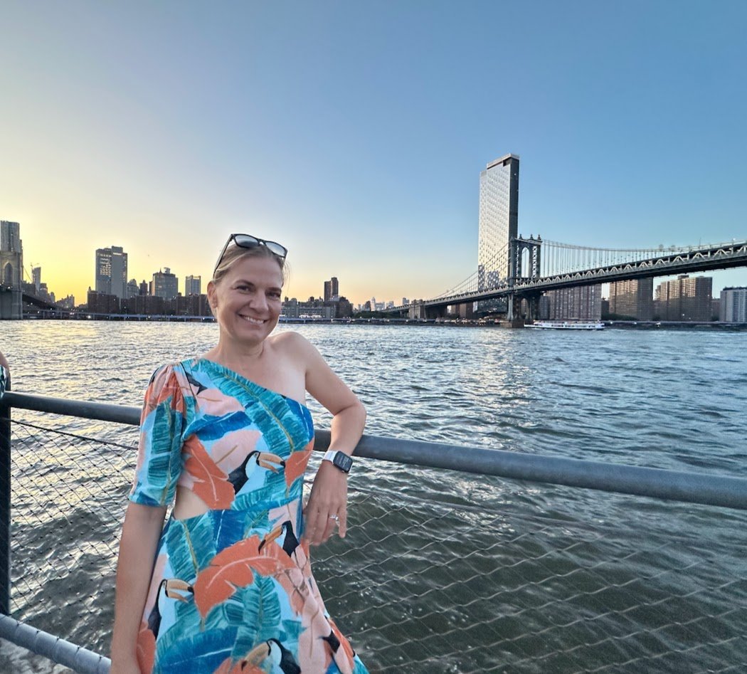 Founder — Brooklyn waterfront at sunset